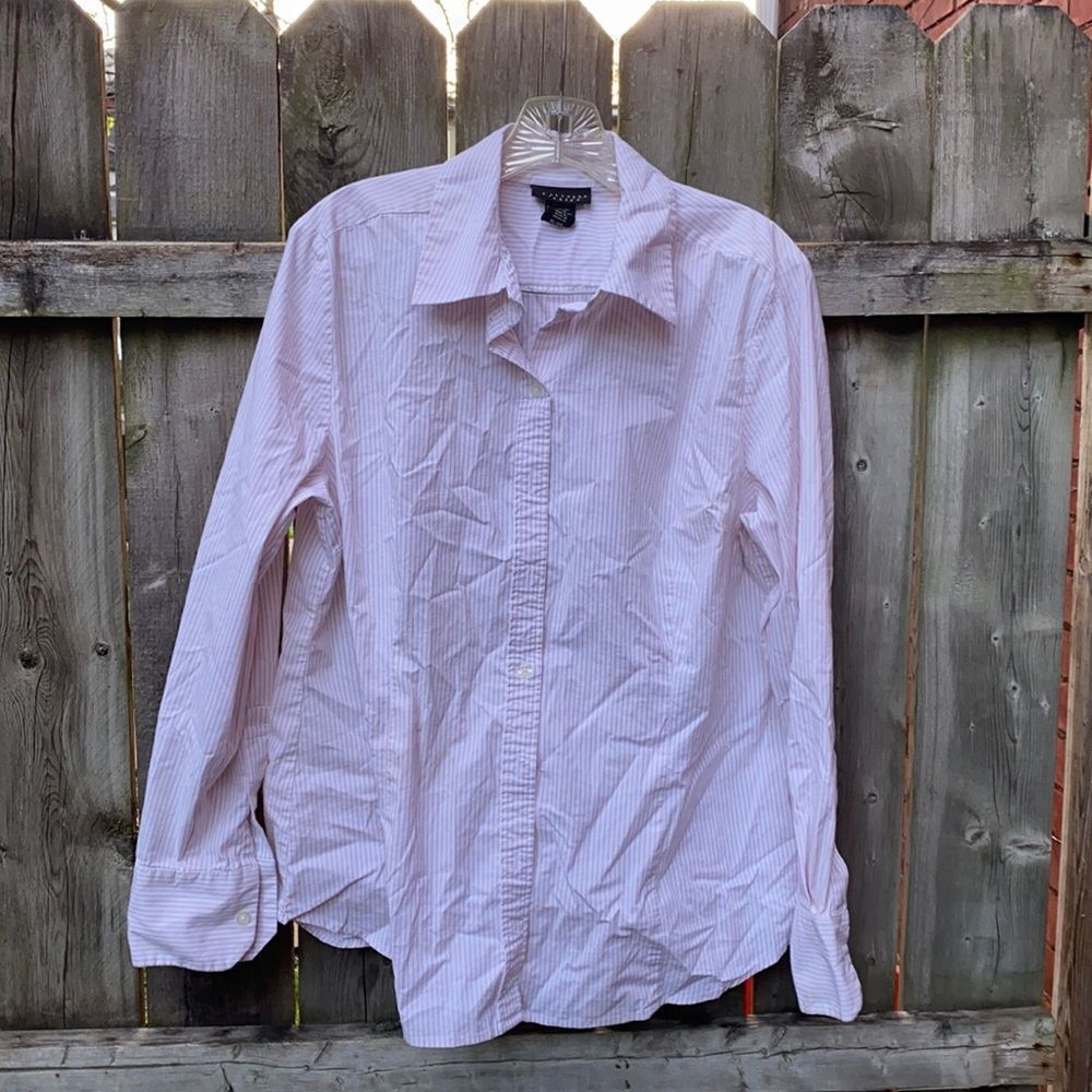 Apostrophe striped button down shirt sz. XL